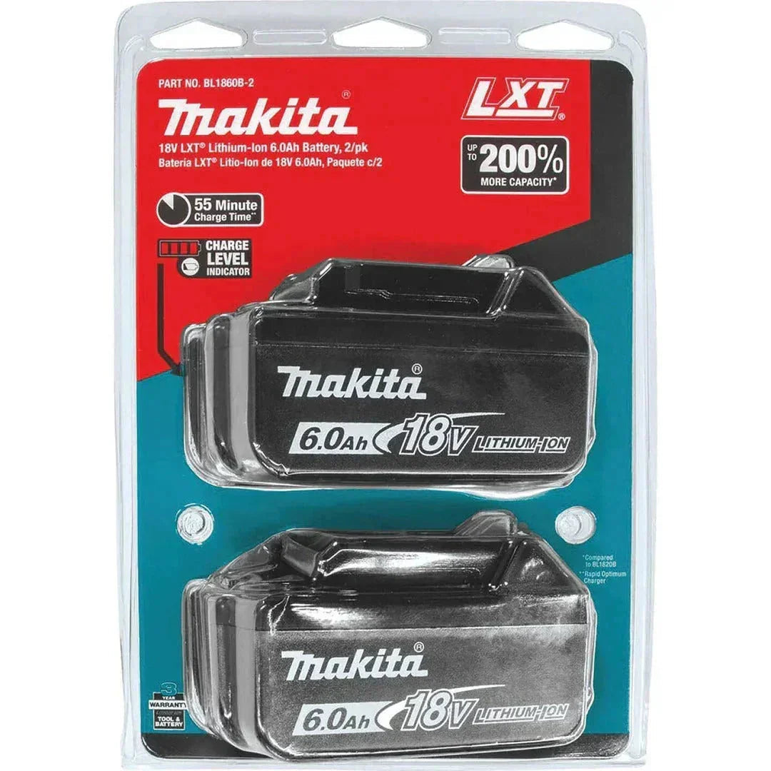 Makita 18V 6.0Ah Battery Combo Kit – Twin Pack